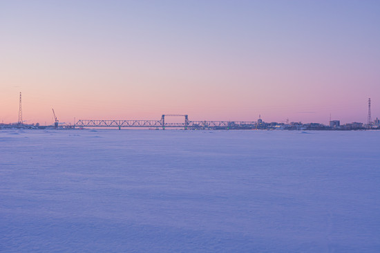 Северодвинский мост в Архангельске