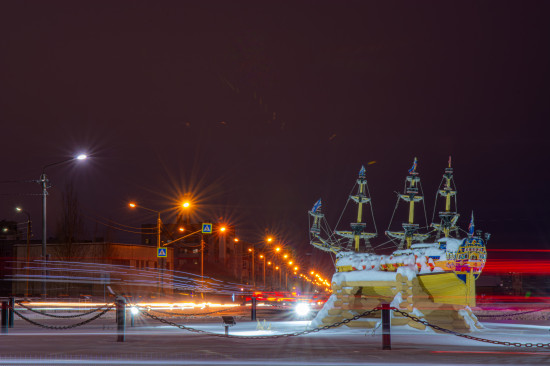 Площадь Беляева в Северодвинске