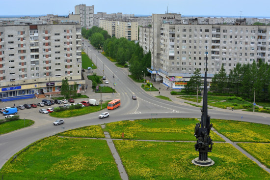 Площадь Корабелов (Пашаева) в Северодвинске